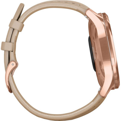 Garmin vivomove Luxe Rose Gold-Beige Leather (010-02241-21)