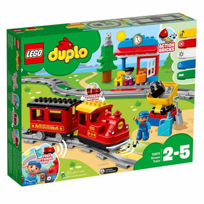 LEGO DUPLO Town Поезд на паровой тяге (10874)