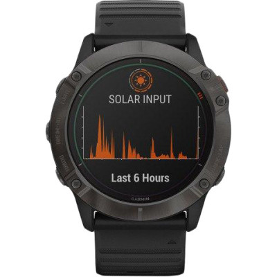 Garmin Fenix 6X Pro Solar Titanium Carbon Grey (010-02157-21)