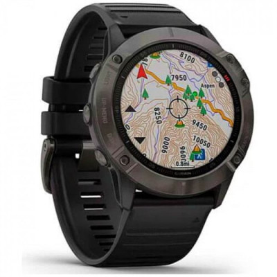  Garmin Fenix 6X Pro Sapphire Carbon Grey DLC (010-02157-11/10)