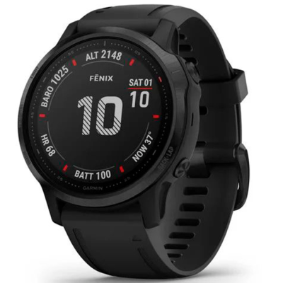 Garmin Fenix 6S Pro Black With Black Band (010-02159-14/010-02159-13)