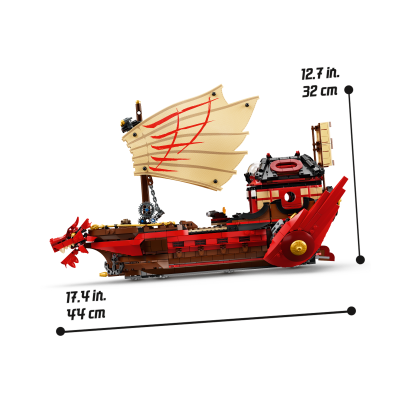 LEGO Ninjago Летающий корабль Мастера Ву (71705)