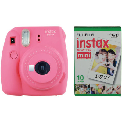 Fujifilm Instax Mini 9 Pink + ФОТОБУМАГА (10шт)