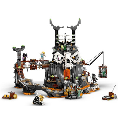 LEGO Ninjago Подземелье колдуна-скелета 1171 деталь (71722)