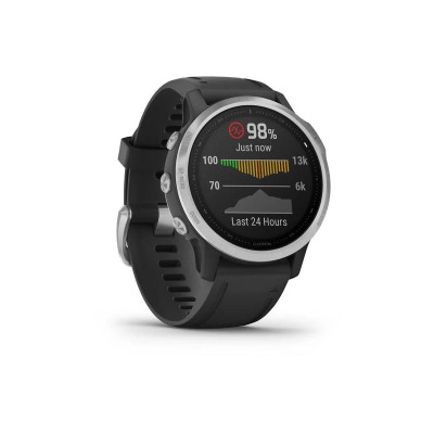 Garmin Fenix 6S Solar Silver with black band (010-02409-00)