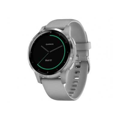 Garmin vivoactive 4S Powder Gray/Silver (010-02172-03/010-02172-01)