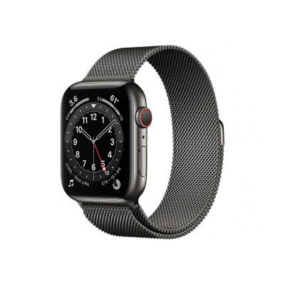 Apple Watch Series 6 GPS + Cellular 40mm Graphite S. Steel Case w. Graphite Milanese L. (MG2U3+M06Y3)