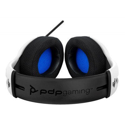 PDP PS5 / PS4 LVL50 Wired Headphones - White (051-099-EU-WH)