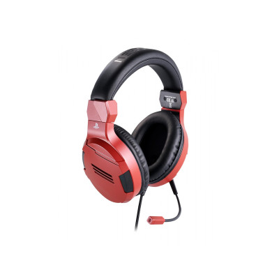 BigBen PS4 Console Headphones - Red (3499550381429)