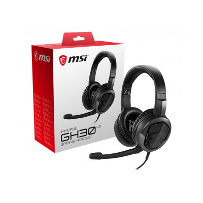 MSI Immerse GH30 Immerse Stereo Over-ear Gaming Headset V2 (S37-2101001-SV1)