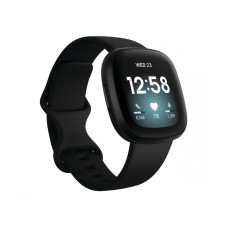 Fitbit Versa 3 Black/Black Aluminum (FB511BKBK)