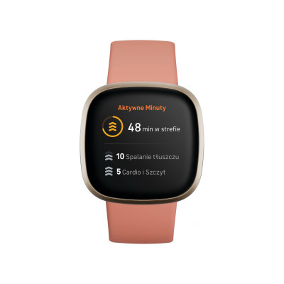 Fitbit Versa 3 rose gold + Fitbit Premium (FB511GLPK)