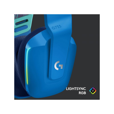 Logitech Lightspeed Wireless RGB Gaming Headset G733 Blue (981-000943)