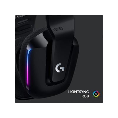 Logitech G733 Lightspeed Wireless RGB Black (981-000864)