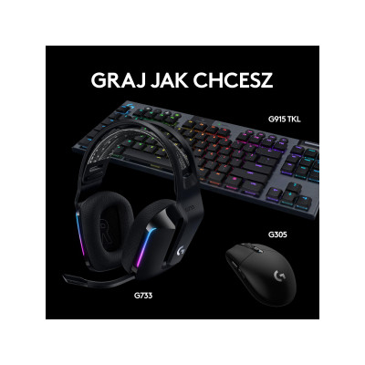 Logitech G733 Lightspeed Wireless RGB Black (981-000864)