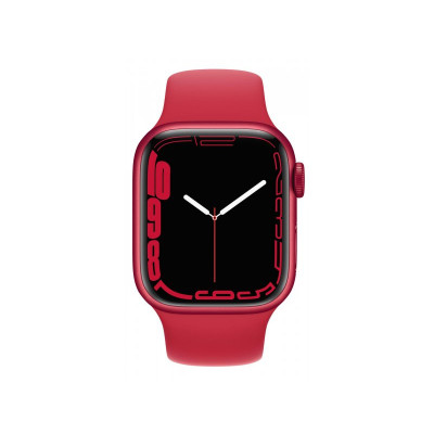 Apple Watch Series 7 GPS 41mm PRODUCT RED Aluminum Case With PRODUCT RED Sport Band (MKN23)