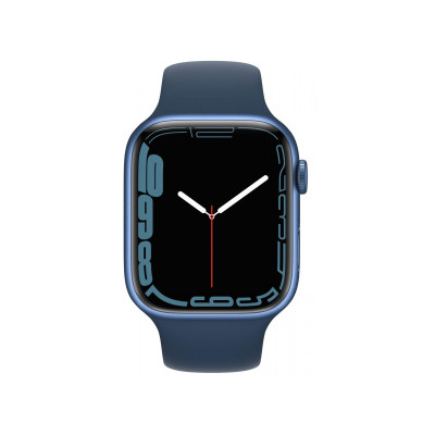 Apple Watch 7 45/Blue Aluminum/Abyss Blue Sport GPS (MKN83WB/A)