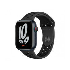 Apple Watch Nike Series 7 LTE 41mm Midnight Aluminum Case w. Anth./Black Nike S. Band (MKHM3)