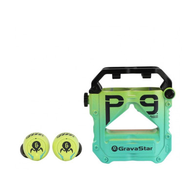 Gravastar Sirius Pro Earbuds Neon Green (GRAVASTAR P9_GRN)