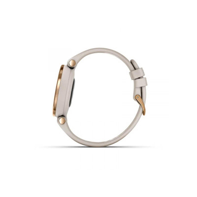 Garmin Lily Rose Gold Bezel with Light Sand Case and Silicone Band (010-02384-11)