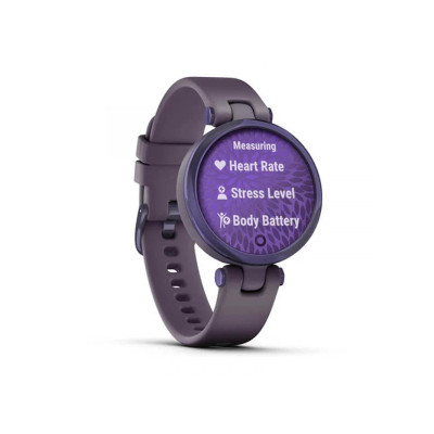 Garmin Lily Midnight Orchid Bezel with Deep Orchid Case and Silicone Band (010-02384-12)