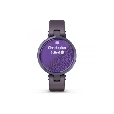 Garmin Lily Midnight Orchid Bezel with Deep Orchid Case and Silicone Band (010-02384-12)