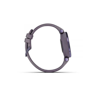 Garmin Lily Midnight Orchid Bezel with Deep Orchid Case and Silicone Band (010-02384-12)