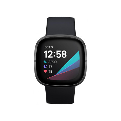 Fitbit Sense czarny + Aria Air (FB512BKBK + FB203BK)