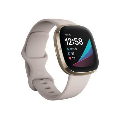 Fitbit Sense gold beige + Aria Air white (FB512GLWT + FB203WT)