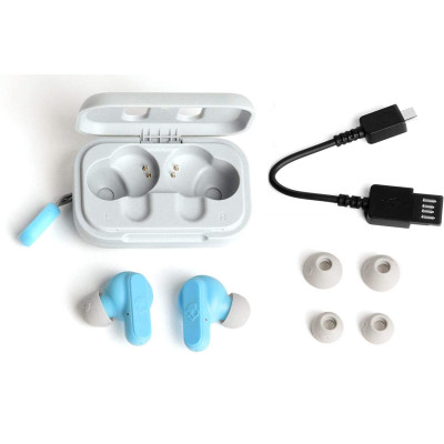 TWS SkullCandy DIME Light Grey/Blue (S2DMW-P751)