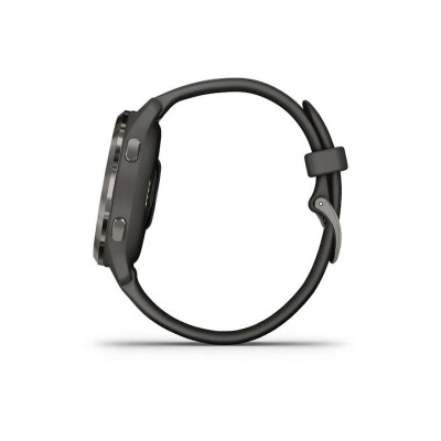 Garmin Venu 2S Slate Bezel with Graphite Case and Silicone Band (010-02429-10)