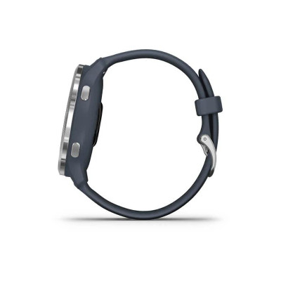 Garmin Venu 2 Silver Bezel with Granite Blue Case и Silicone Band (010-02430-10/00)