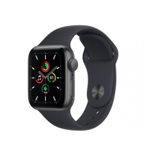 Apple Watch SE GPS 40мм Space Gray Aluminum Case w. Midnight S. Band (MKQ13)