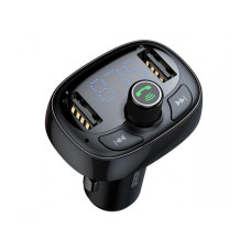 Baseus T-Typed MP3 Car Charger Black (CCALL-TM01)