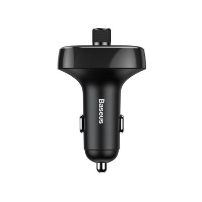 Baseus T-Typed MP3 Car Charger Black (CCALL-TM01)