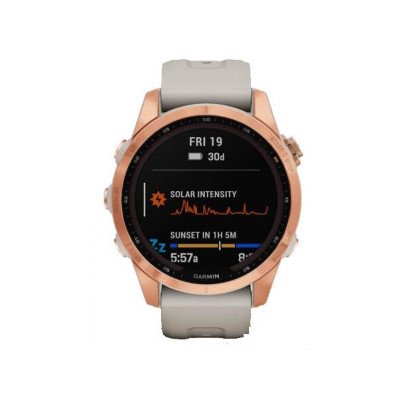 Garmin Fenix 7S Solar Rose Gold with Light Sand Band (010-02539-10/11)