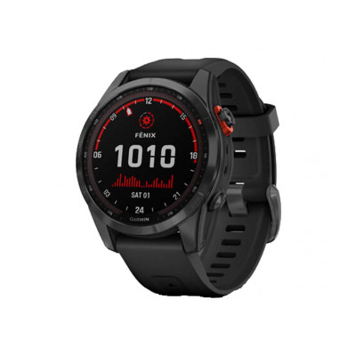 Garmin Fenix 7S Solar Slate Gray with Black Band (010-02539-12/13)