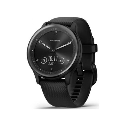 Garmin Vivomove Sport Black Case and S. Band w. Slate Accents (010-02566-00)