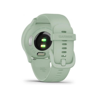 Garmin Vivomove Sport Cool Mint Case and S. Band w. Silver Accents (010-02566-03)