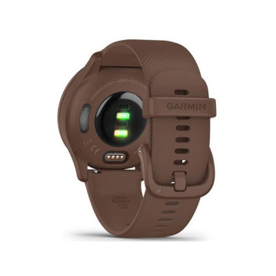 Garmin Vivomove Sport Cocoa Case and S. Band w. P. Gold Accents (010-02566-02)