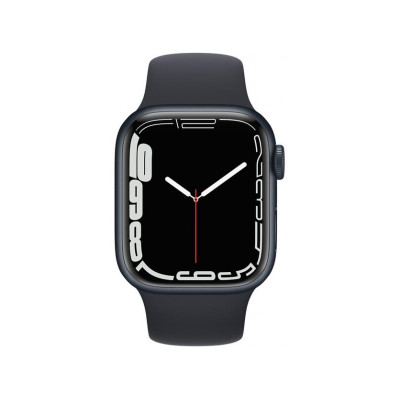 Apple Watch Series 7 GPS 41mm Midnight Aluminum Case With Midnight Sport Band (MKMX3)