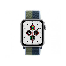 Apple Watch SE 40 / Silver Aluminum / Moss Green Loop LTE (MKQW3WB / A)