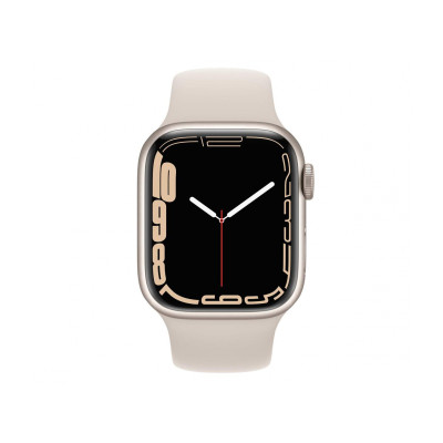 Apple Watch 7 45/Starlight Aluminum/Starlight Sport LTE (MKJQ3WB/A)