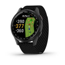 Garmin Approach S50 Slate Aluminum Bezel with Black ComfortFit Nylon Band (010-03010-00)