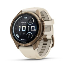 Garmin Fenix 9 Pro inReach 43mm Autumn Gold Titanium with Cream/French Gray Silicone Band (010-04335-20/21) 