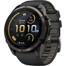 Garmin Fenix 9 Pro inReach 51mm Carbon Gray DLC Titanium w. Black/Pebble Gray Silicone B. (010-04337-10/11) 