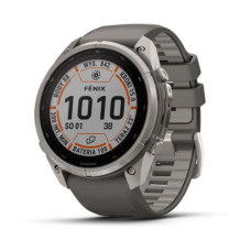 Garmin Fenix 9 Pro inReach Solar 51mm Titanium with Pebble Gray/Silver Gray Silicone Band (010-04339-00/01)