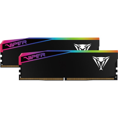 PATRIOT 96 GB (2x48GB) DDR5 6400 MHz Viper Elite 5 RGB Ultra Black (VEUR596G6432K) 