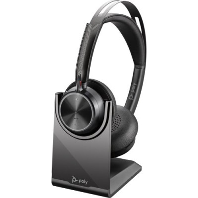 HP Poly Focus 2 USB-C + USB-C/A Adapter HS with Charge Stand Stereo (9T9J5AA)