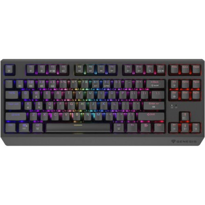 Genesis Thor 230 TKL Wireless Black RGB Outemu Silent Lemon (NKG-2108)